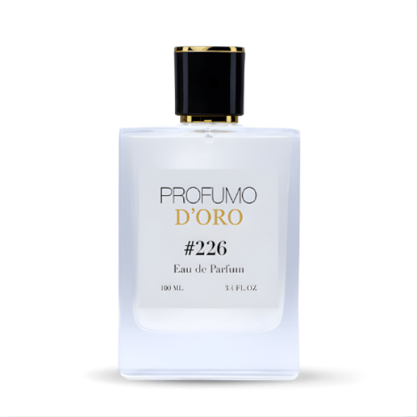 Profumo Doro #226 Eau de Parfum – 100 ml Flakon, moderner, transparenter Duft mit Rose und weißem Moschus